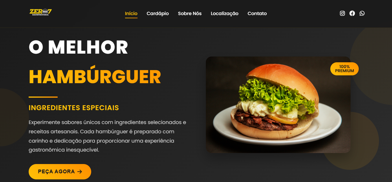 Site Restaurante Tasty